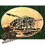 Bee Close-Up fretwork scroll saw pattern | The Wooden Teddy Bear