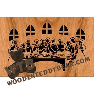Last Supper fretwork scroll saw pattern |The Wooden Teddy Bear