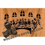 Last Supper fretwork scroll saw pattern |The Wooden Teddy Bear
