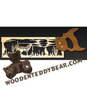 Wolves Handsaw fretwork scroll saw pattern | The Wooden Teddy Bear