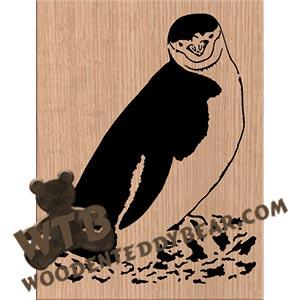 Penguin Chinstrap fretwork scroll saw pattern |The Wooden Teddy Bear