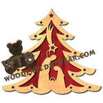 Nativity Tree fretwork scroll saw pattern | The Wooden Teddy Bear