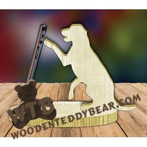 Dog Cell Phone Stand | Fretwork Scroll Saw Pattern | Wooden Teddy Bear