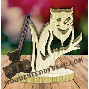 Owl Cell Phone Stand | Fretwork Scroll Saw Pattern | Wooden Teddy Bear