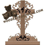 Cross with Base fretwork scroll saw pattern |The Wooden Teddy Bear