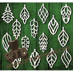 Leaf-Shaped Ornaments | Fretwork Scroll Saw Pattern | Wooden Teddy Bear