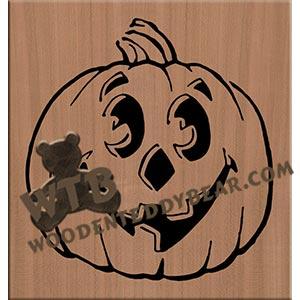 Halloween Pumpkin fretwork scroll saw pattern |The Wooden Teddy Bear