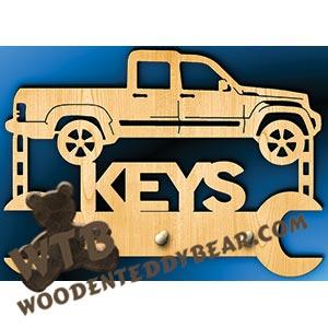 Key Hanger - Garage | Fretwork Scroll Saw Pattern | Wooden Teddy Bear