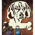 Dog Key Hanger - Beagle | Fretwork Scroll Saw Pattern | Wooden Teddy Bear