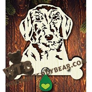 Dog Key Hanger - Wire-Haired Dachshund | Fretwork Scroll Saw Pattern | Wooden Teddy Bear