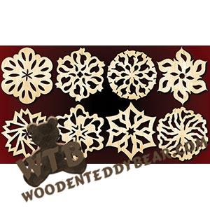 Trivet Set #14 | Fretwork Scroll Saw Pattern | Wooden Teddy Bear