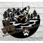 Wolf Clock | Fretwork Scroll Saw Pattern | Wooden Teddy Bear