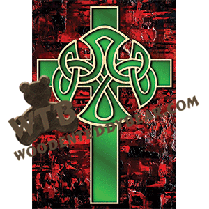 Celtic Cross #25 | Fretwork Scroll Saw Pattern | Wooden Teddy Bear