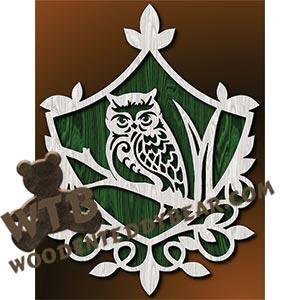 Owl Plaque | Fretwork Scroll Saw Pattern | Wooden Teddy Bear