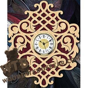 Celtic Wall Clock | Fretwork Scroll Saw Pattern | Wooden Teddy Bear