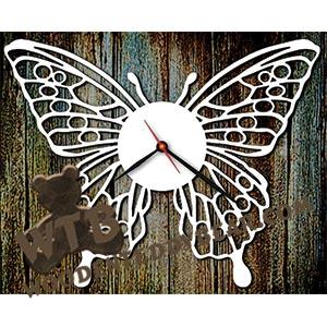 Butterfly Clock | Fretwork Scroll Saw Pattern | Wooden Teddy Bear