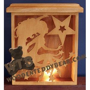 Fairy Night Light fretwork scroll saw pattern |The Wooden Teddy Bear