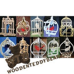 Slotted Birdcage Ornaments | Fretwork Scroll Saw Pattern | Wooden Teddy Bear