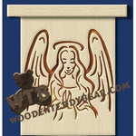 Angel Night Light fretwork scroll saw pattern |The Wooden Teddy Bear