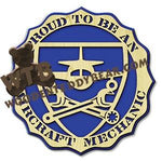 Proud Aircraft Mechanic Plaque | Fretwork Scroll Saw Pattern | Wooden Teddy Bear