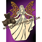 Dancing Fairy #2 | Fretwork Scroll Saw Pattern | Wooden Teddy Bear