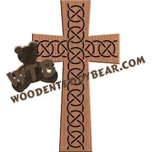Celtic Knot Cross fretwork scroll saw pattern |The Wooden Teddy Bear