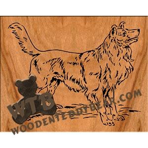 Collie fretwork scroll saw pattern |The Wooden Teddy Bear