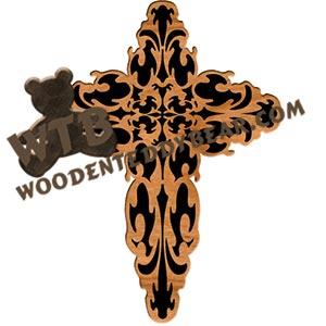 Cross #2 fretwork scroll saw pattern |The Wooden Teddy Bear