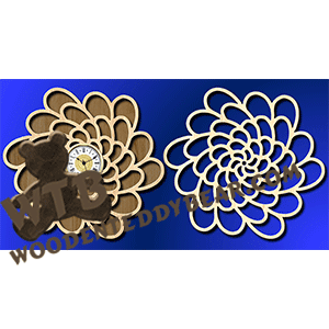 Wall Clock Plaque / Trivet #1 | Fretwork Scroll Saw Pattern | Wooden Teddy Bear