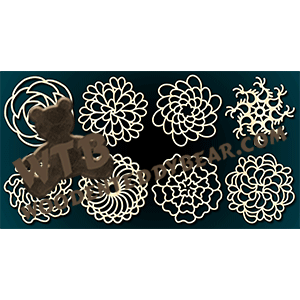 Trivet Set #20 | Fretwork Scroll Saw Pattern | Wooden Teddy Bear