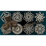 Trivet Set #20 | Fretwork Scroll Saw Pattern | Wooden Teddy Bear