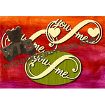 You Me Infinity | Fretwork Scroll Saw Pattern | Wooden Teddy Bear