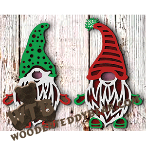 Fretwork Gnomes | Fretwork Scroll Saw Pattern | Wooden Teddy Bear