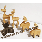 Compound Cut Reindeer | Fretwork Scroll Saw Pattern | Wooden Teddy Bear