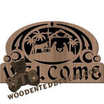 Nativity Welcome fretwork scroll saw pattern |The Wooden Teddy Bear