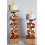 Compound Tea Light Stands #3 | Fretwork Scroll Saw Pattern | Wooden Teddy Bear