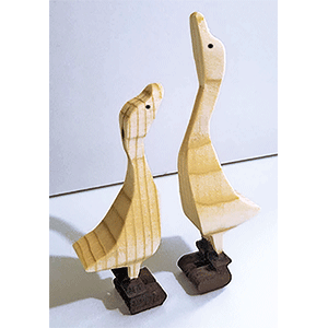 Compound Cut Ducks in Boots | Fretwork Scroll Saw Pattern | Wooden Teddy Bear