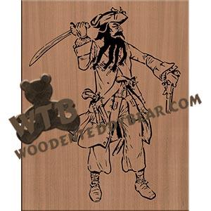 Pirate fretwork scroll saw pattern |The Wooden Teddy Bear