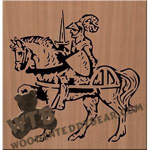 Knight fretwork scroll saw pattern |The Wooden Teddy Bear