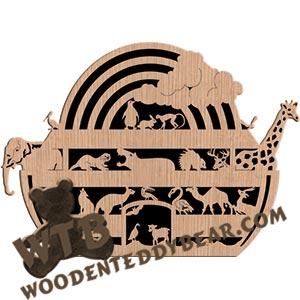 Noah's Ark fretwork scroll saw pattern |The Wooden Teddy Bear