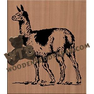 Llama fretwork scroll saw pattern |The Wooden Teddy Bear