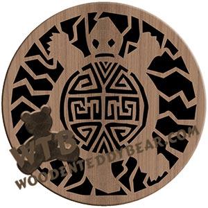 Turtle Trivet fretwork scroll saw pattern |The Wooden Teddy Bear
