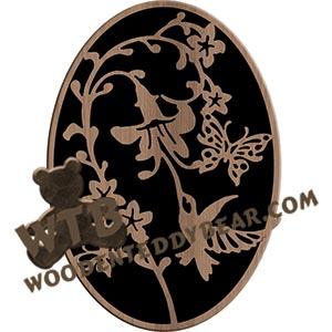 Hummingbird fretwork scroll saw pattern |The Wooden Teddy Bear