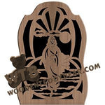 Jesus Walks on Water fretwork scroll saw pattern |The Wooden Teddy Bear
