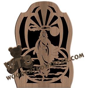 Jesus Walks on Water fretwork scroll saw pattern |The Wooden Teddy Bear