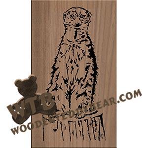 Meerkat fretwork scroll saw pattern |The Wooden Teddy Bear