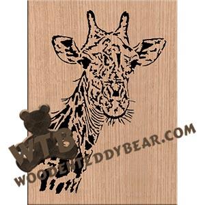 Giraffe fretwork scroll saw pattern |The Wooden Teddy Bear