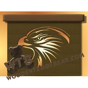 Hawk Night Light fretwork scroll saw pattern |The Wooden Teddy Bear