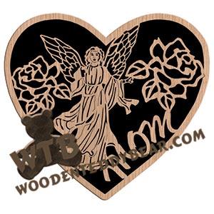 Mother's Plaque fretwork scroll saw pattern |The Wooden Teddy Bear
