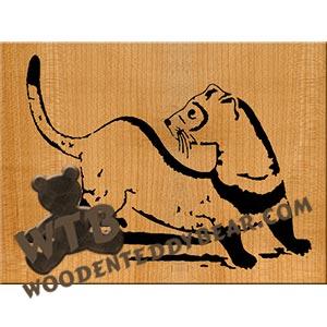 Ferret #2 fretwork scroll saw pattern |The Wooden Teddy Bear